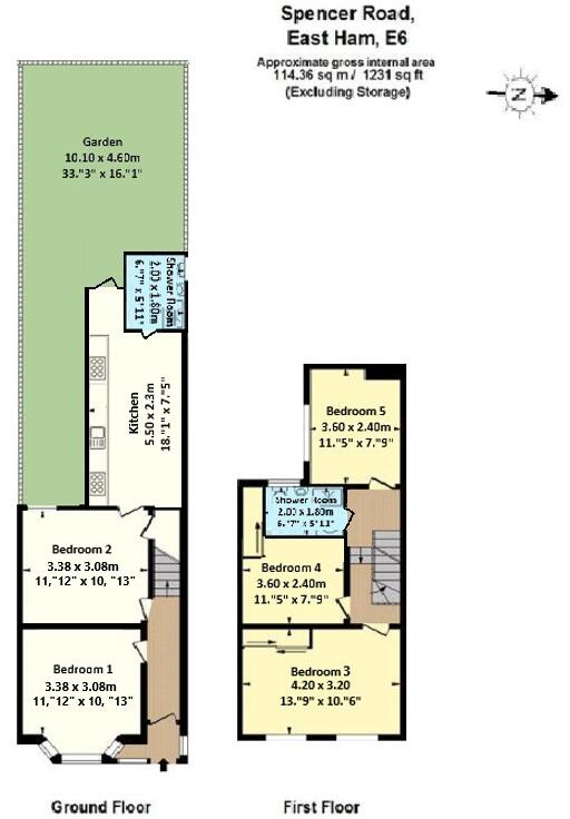 Floorplan for Spencer Road, - London - Greater London - E6